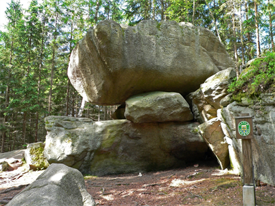 Naturdenkmal Hängender Stein